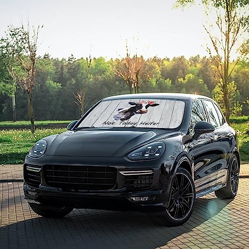 Funny Animals Car Windshield Sun Shade Umbrella (white 1)