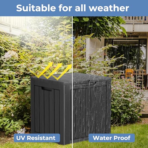 45 Gallon Resin Deck Box (Black / 45 Gallon)