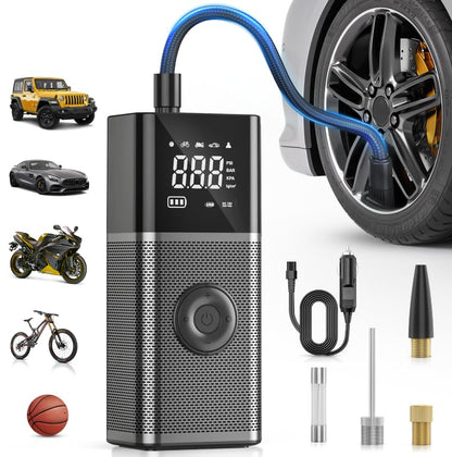 Rechargeable Cordless Tire Inflator 150PSI Dual Power Supply (Cordless Tire Inflator)