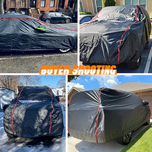 Breathable New Material (Black / B-2 Apply-Sedan - Body Length 180"to 191")