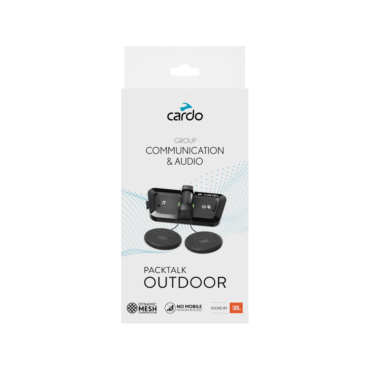 PACKTALK Outdoor Helmet Communication System (Outdoor Black / Single Pack)
