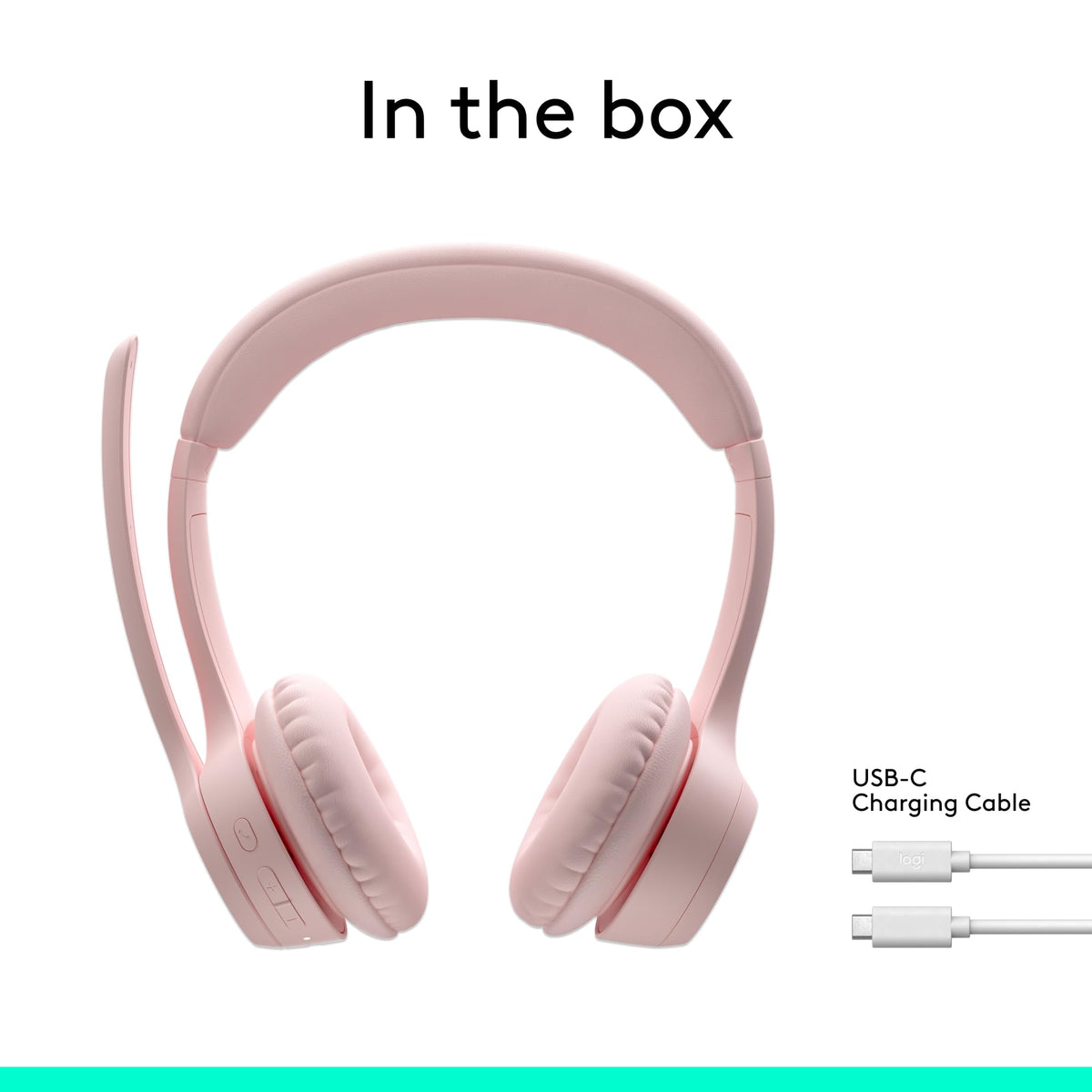 Zone 300 Wireless Bluetooth Headset with Noise Canceling (Rose)