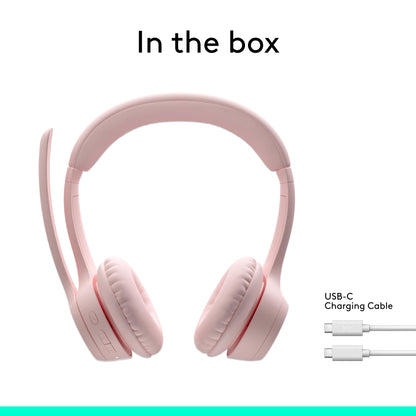 Zone 300 Wireless Bluetooth Headset with Noise Canceling (Rose)