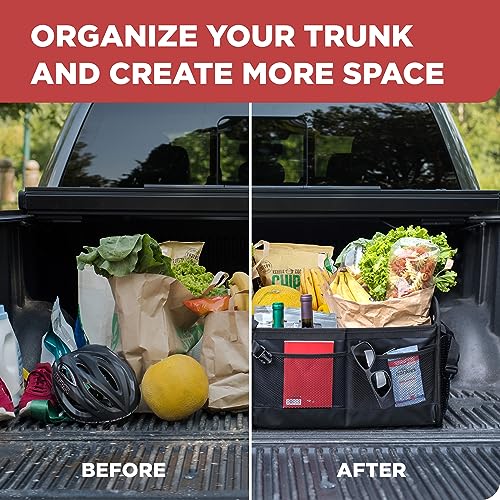 Car Trunk Organizer for SUV (ExtraLarge / Black)