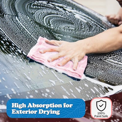 Microfiber Cleaning Cloth (24PK / Pink)