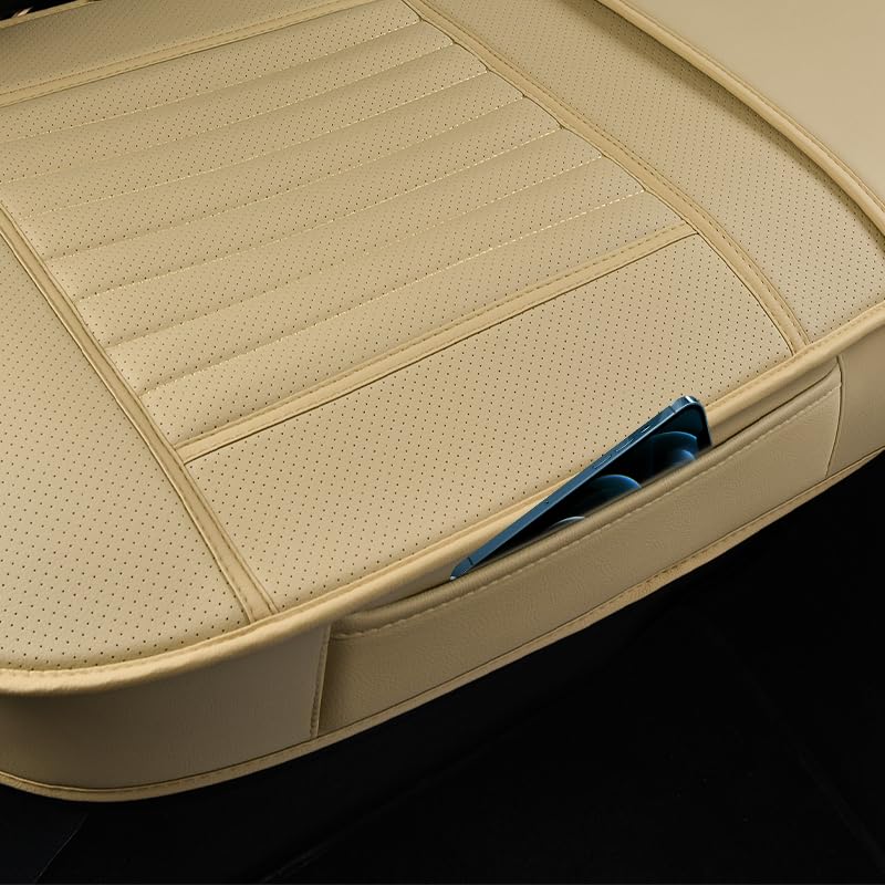 Back Seat Covers (Beige / 1x Rear Seat Covers)