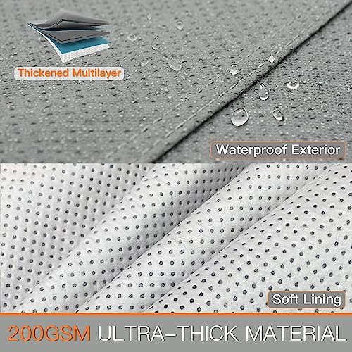 Heavy Duty Car Cover Waterproof All Weather (3XL Fit Sedan-Length (186 To 193 inch))