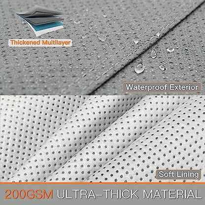 Heavy Duty Car Cover Waterproof All Weather (3XL Fit Sedan-Length (186 To 193 inch))