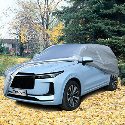 Light Shell Waterproof UV (Silver-Green / YXXL: for SUV (Length 206"-215"))