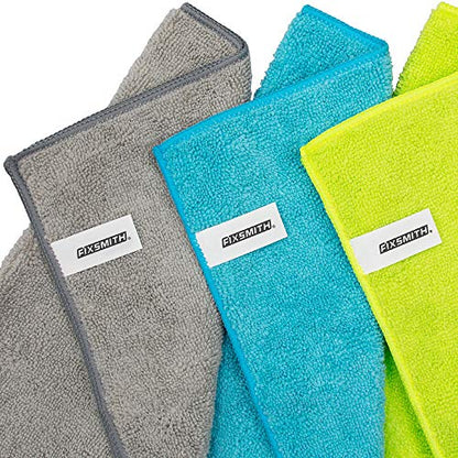 Microfiber Cleaning Cloth (8pk / 3 Colors Assorted)