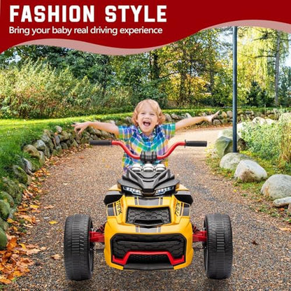Kids Electric Ride on Truck Car (Yellow)