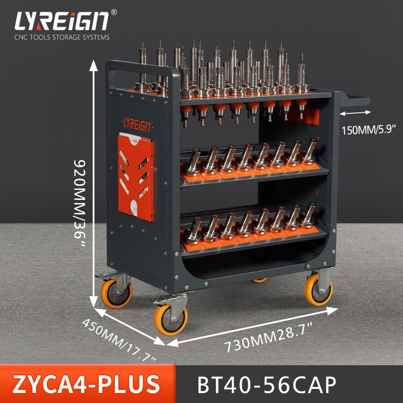 CNC Tool Organizers Service Rolling Carts (CAT/BT40-56CAP)