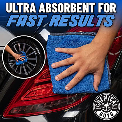 Professional Microfiber Towels (Blue / 3 Pack)