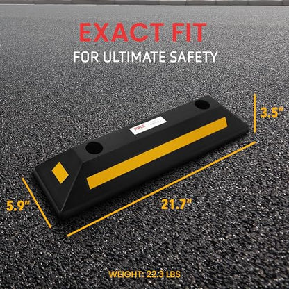 Garage Floor Stops for Vehicles (21.7’’ x 5.9’’ x 3.5’’)