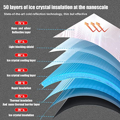 Car Windshield Sun Shade Umbrella (M(55"x31"))