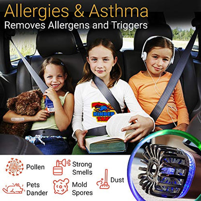 Car Air Purifier Ionizer (Matte Copper)