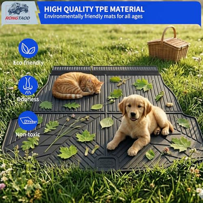 Trunk Mat & Backrest Mats for 2026 Toyota RAV4 Hybrid Accessories