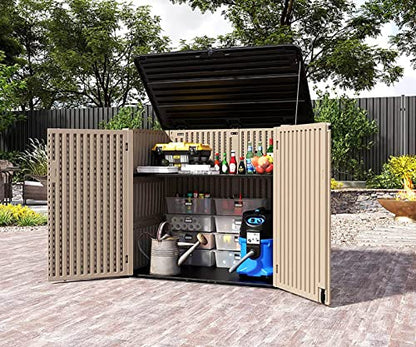Storage Shed Weather Resistance (Coffee)