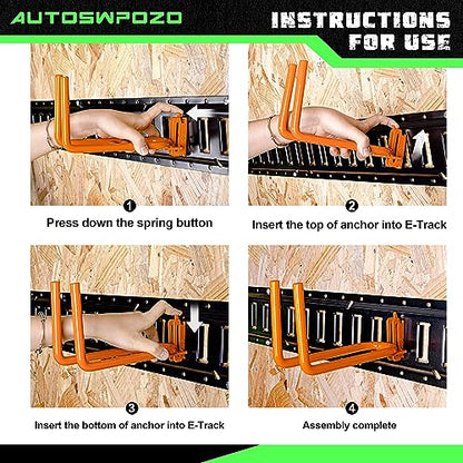 E Track Tool Hanger (2 Pack)