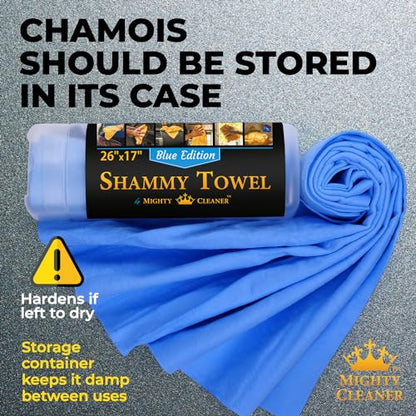 Shammy Cloth for Car Drying (Blue)