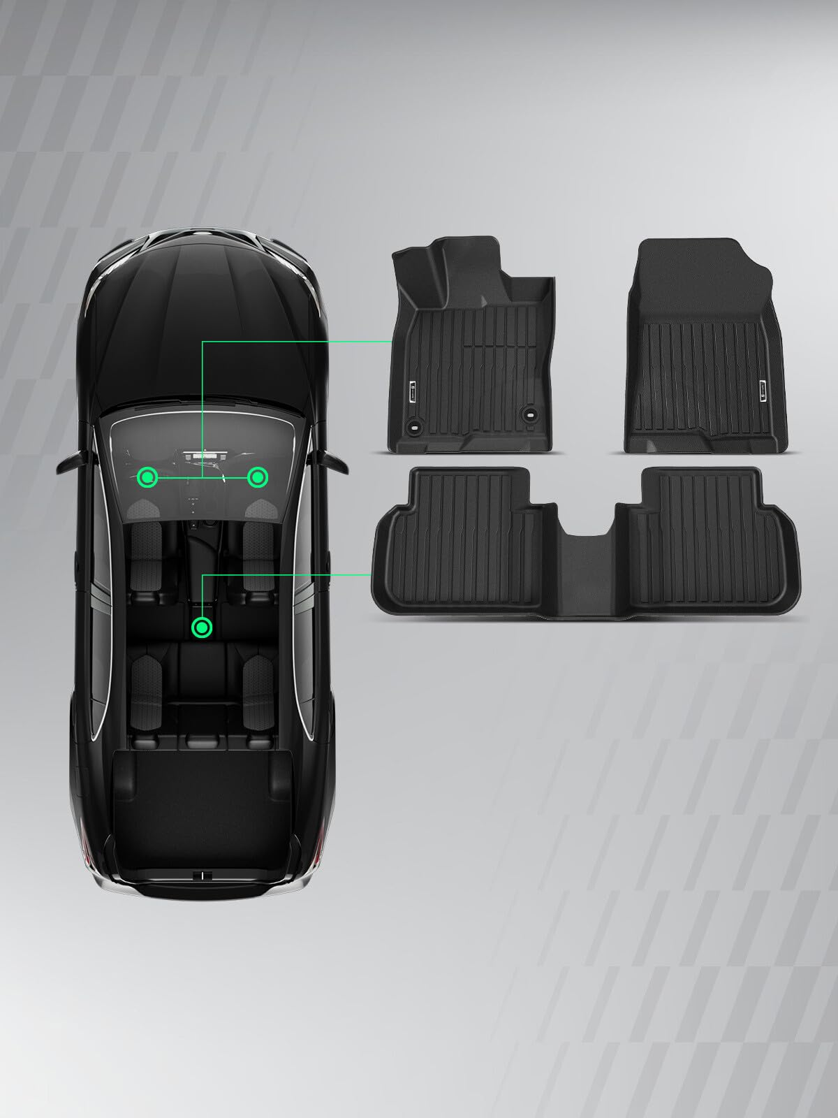 Automotive Floor Mats for Honda Civic 2022 (2022-2025)