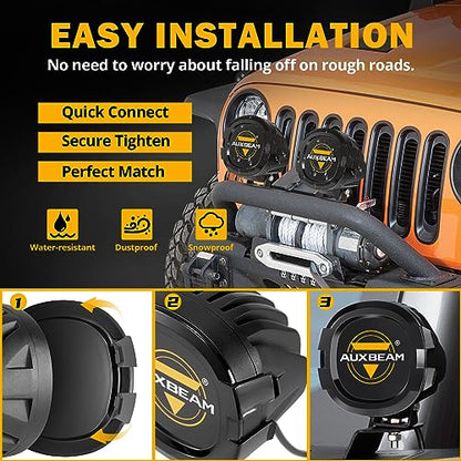 4 in P4 Series LED Pod Cover (P4 Series-Black Covers)