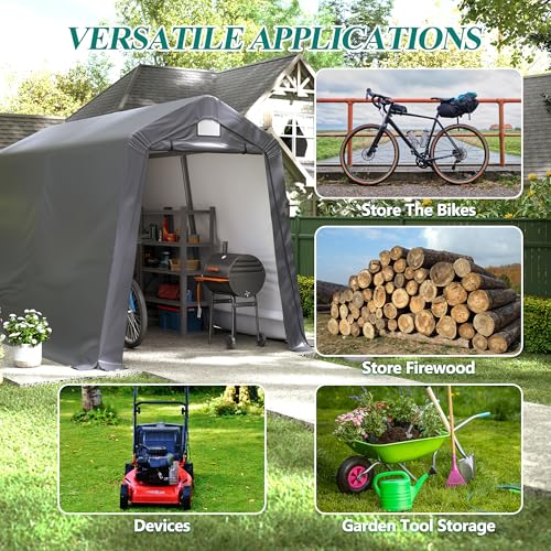 7' x 12' Outdoor Storage Shed (7' x 12')