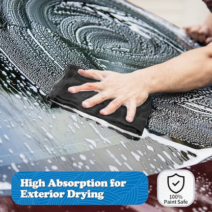 Microfiber Cleaning Cloth (24PK / Black)