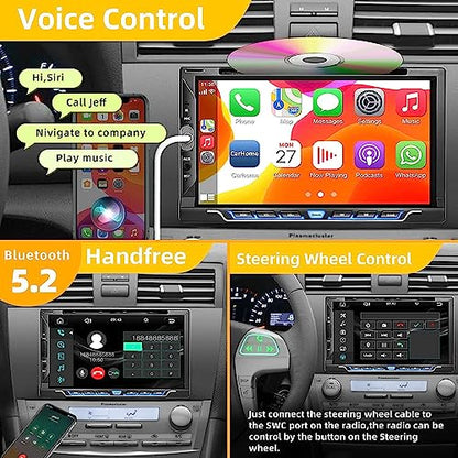 Double Din Car Stereo with CD (Style-A)