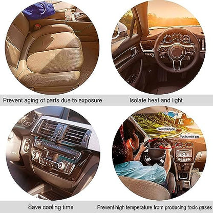 Foldable Car Windshield Sun Shade Umbrella Fit Sedan SUV Pickup Truck Most Vehicles Car Window Shades Front Windshield Sunshade