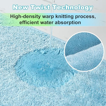 Car Drying Towels (New Car Towels - Blue / 35.4" x 23.6" - 1pcs)
