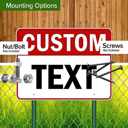 Custom Sign Custom Sign for Business (Header - Horizontal / 36x48 - DiBound)