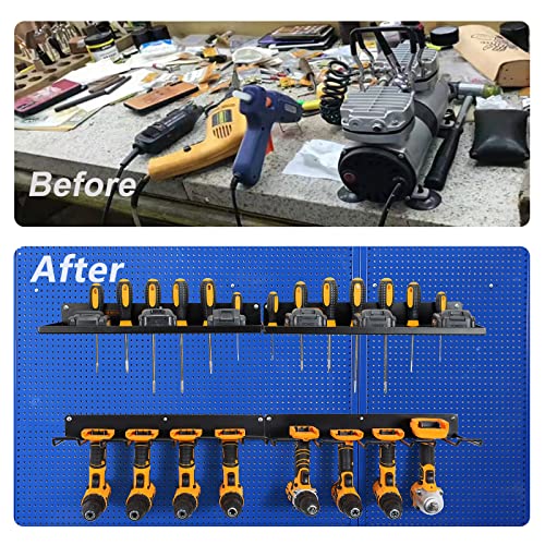 Power Tool Organizer with Charging Station (2shelf+2rack)