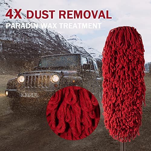 Car Duster Exterior Scratch Free (Red Set-cotton)