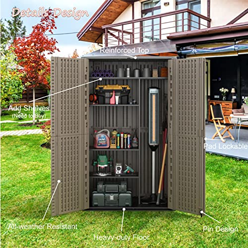 Sheds & Outdoor Storage (Dark Brown)