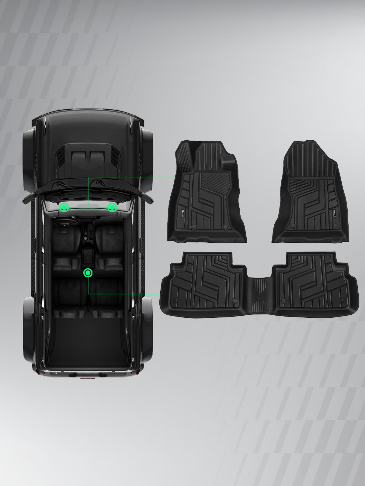 Automotive Floor Mats for Subaru Forester 2019 (2019-2024)