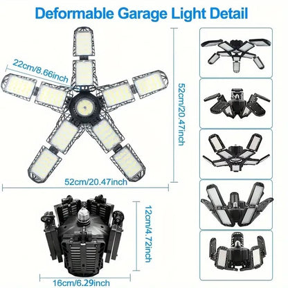 2 Packs LED Garage Light (250W 2PC)