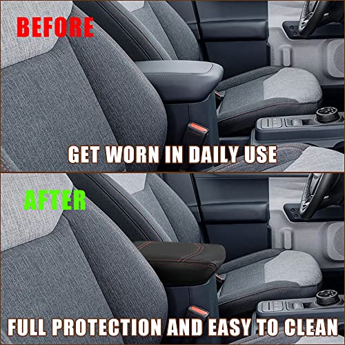 Armrest Cover for Ford Maverick 2022 (6) 22+ |Maverick| Black, Regular)