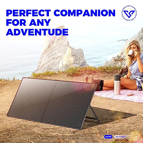 12V 100W Portable Foldable Solar Panel Kit with 10A Controller
