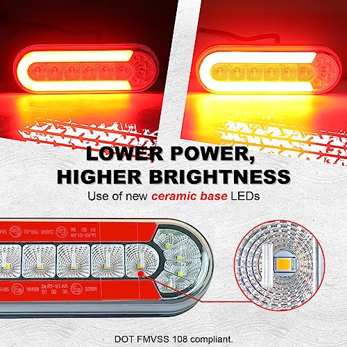T012 Trailer Lights w (Red/White/Yellow)