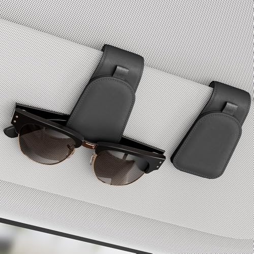 Magnetic Sunglass Holder for Car Visor (Black)