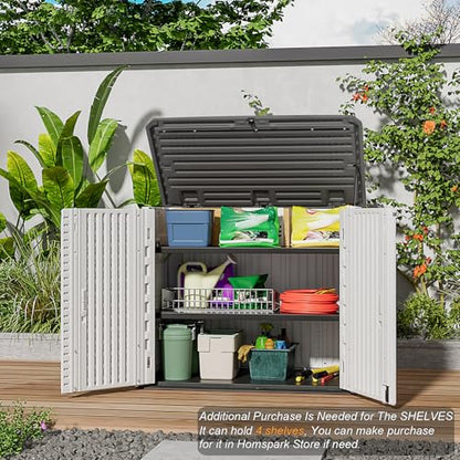 Storage Shed Weather Resistance (Off-White)