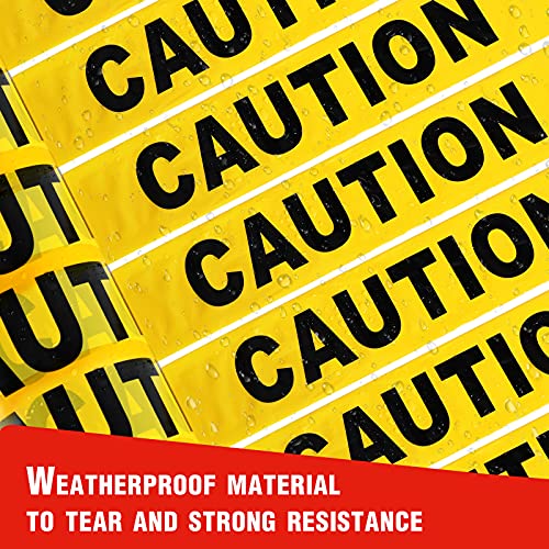2 Pack Yellow Caution Tape Roll