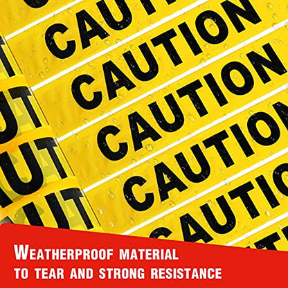 2 Pack Yellow Caution Tape Roll