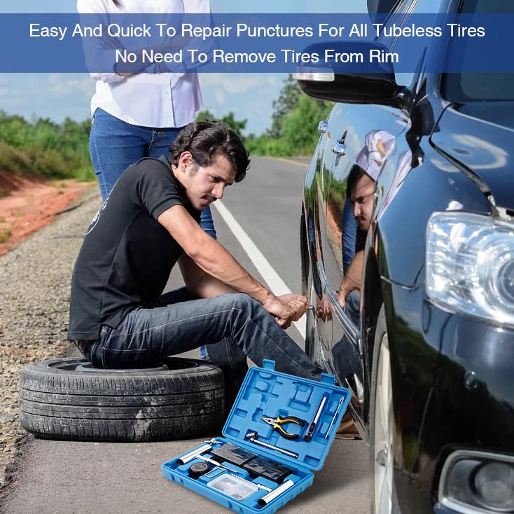 Flat Tire Repair Kit 68pcs (67pcs)