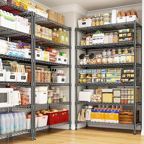 71" H 6 Tier Heavy Duty Wire Shelving (6 Tier-14"D x 29"W x 71"H)