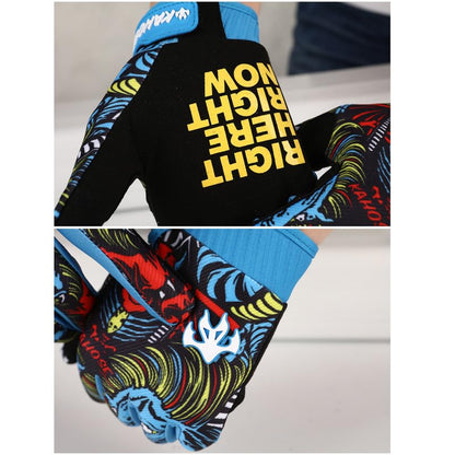 Dirt Bike Motorcycle Gloves for Men Women Finger Touchscreen Motorbike Gloves for BMX ATV MTB Riding (Large / G07)