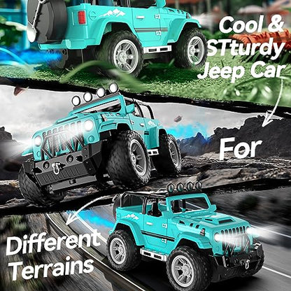 Remote Control Car with Fog Mist & Music (Blue)