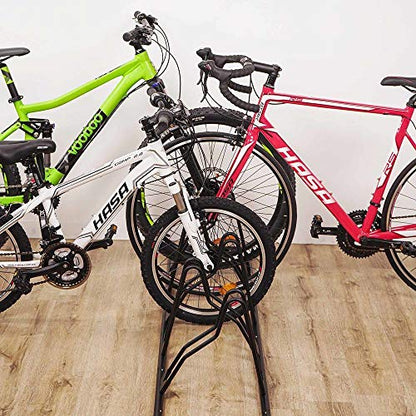 Bicycle Floor Parking Rack Stand (6 Bikes / Classic)