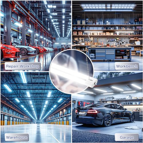 10 Pack 4FT LED Shop Light (White)